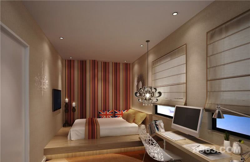 主题客房
客房以橙色为基调，营造出温馨舒适的清新氛围。
沙发保证与窗帘相互呼应，经典米字旗图案以红白蓝三色的组合点缀空间的活力。