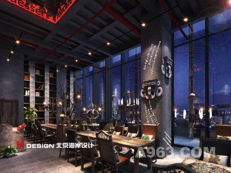 上海火狐咖啡馆设计