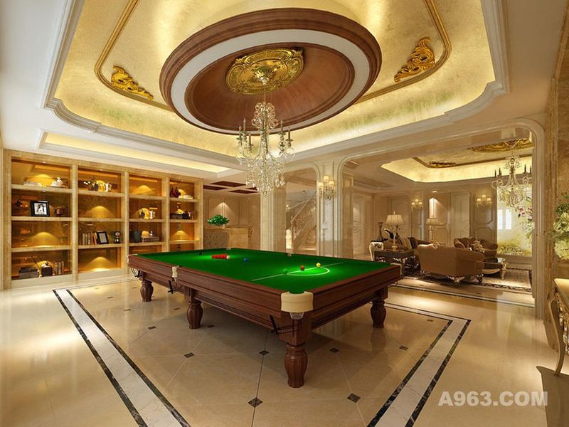 华庭别墅项目装修欧式古典风格设计，上海腾龙别墅设计作品，欢迎品鉴