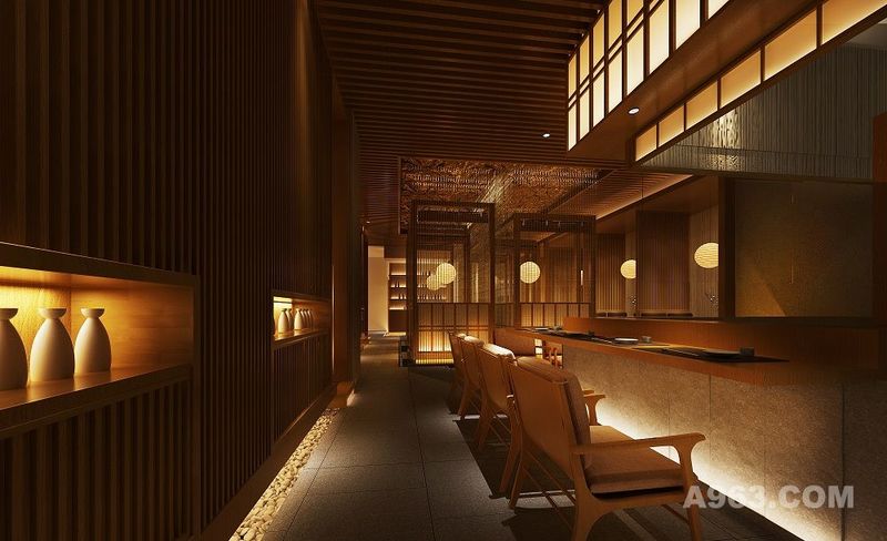 日式料理装潢设计,日本料理设计公司,上海日本料理店设计
