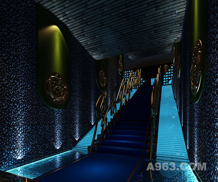 AM设计 — 北京紫羿汇顶级会所楼梯设计