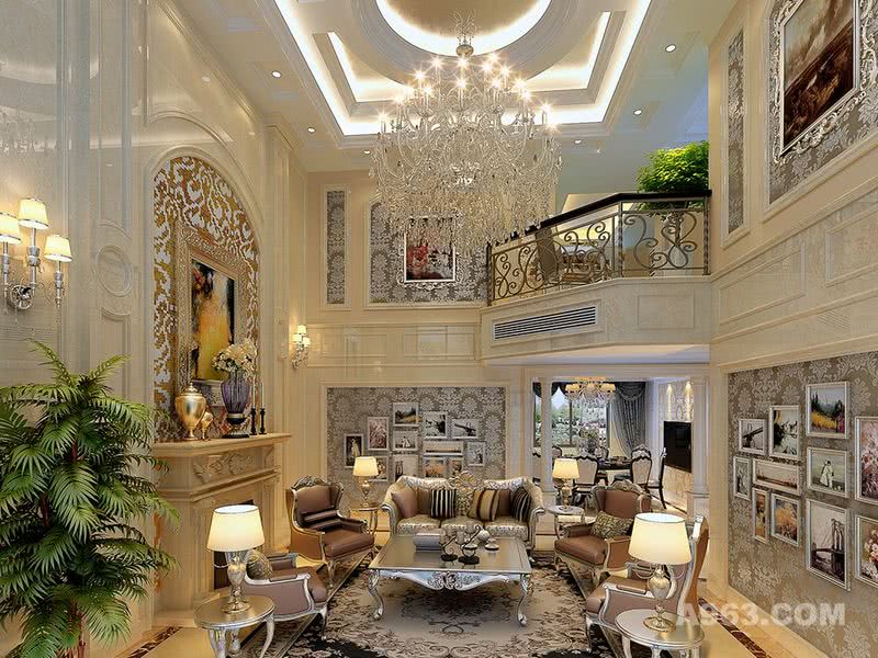 保利叶语别墅项目装修欧式风格设计，上海腾龙别墅设计作品，欢迎品鉴