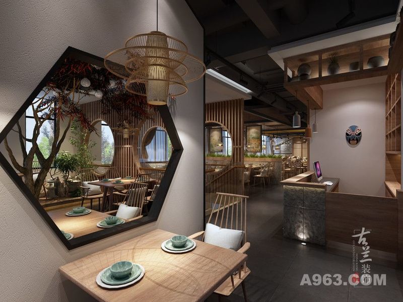 桂林餐厅设计公司丨桂林餐厅设计丨四川古兰装饰