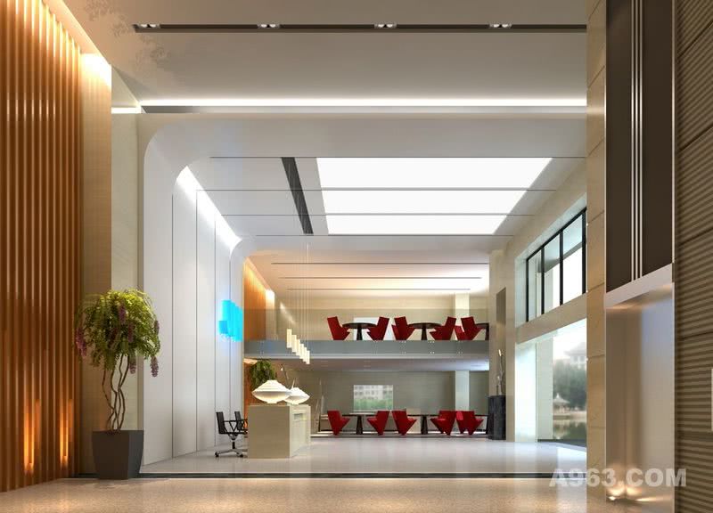 金德威科技园办公楼装修设计案例-重庆办公楼装饰设计