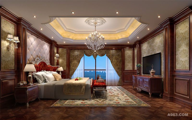 1000平豪宅项目装修欧式古典风格设计，上海腾龙别墅设计总监设计师郭建作品，欢迎品鉴