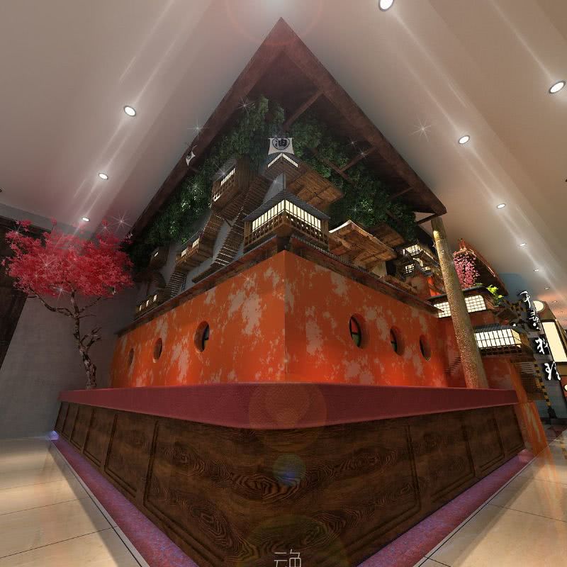 广州云色装饰设计 ︳千寻料理-回转寿司餐厅
