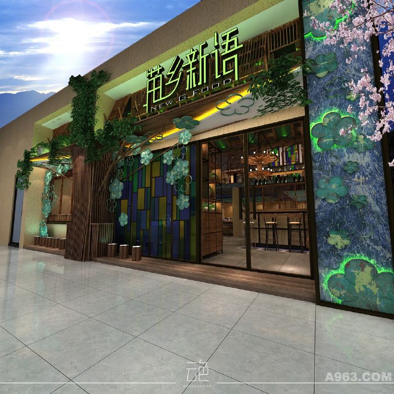 广州云色装饰设计 | 苗乡新语餐厅