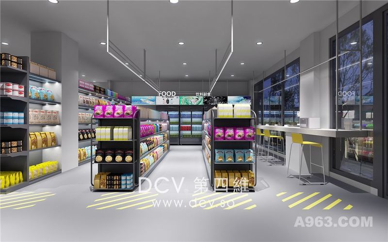 西安宅刻便利超市室内设计，注重于品质及用户体验