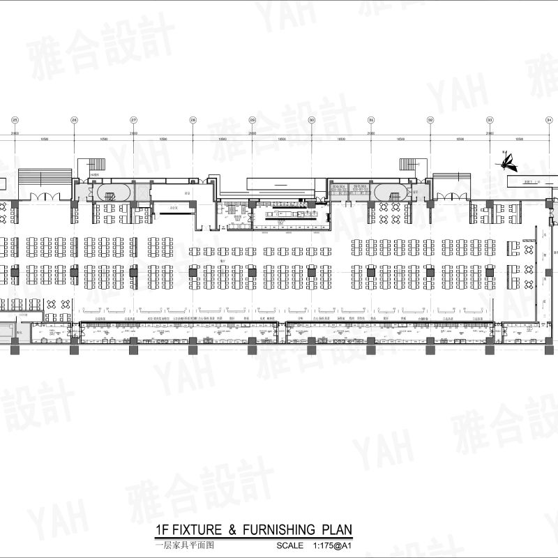 YAH | 深圳雅合深化设计 -- 餐厅项目案例图 -- 施工图