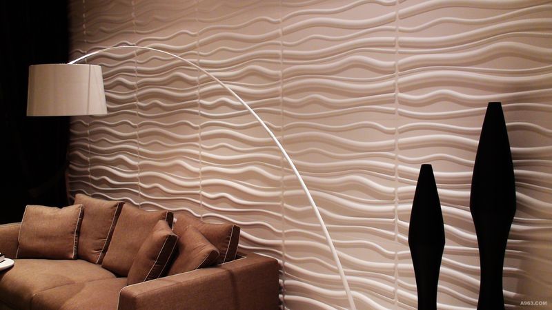 酷墙新加坡Seasuites样板间设计，3D板环保装饰板