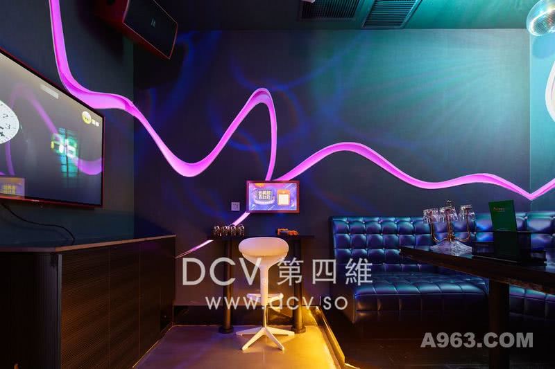 西安最受欢迎的情景KTV设计-安康.COCO梦想秀（火吧）娱乐厅吧