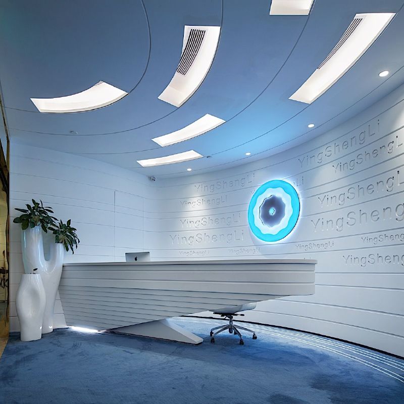 【林福星设计】充满现代科技感的新生态办公空间