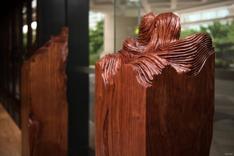 【木易自然】——定制摆件创作（共6个，细节），该项目以“三川汇海，粤东印象”为文化创作理念。