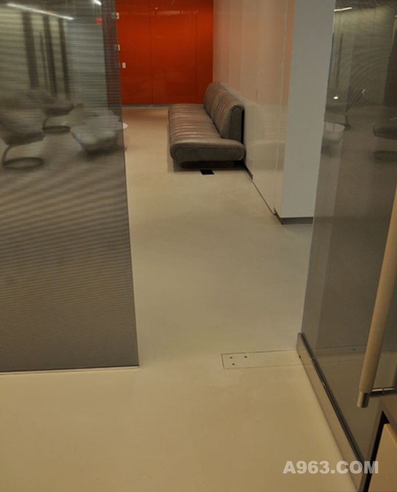 办公空间设计--自流平水泥地坪