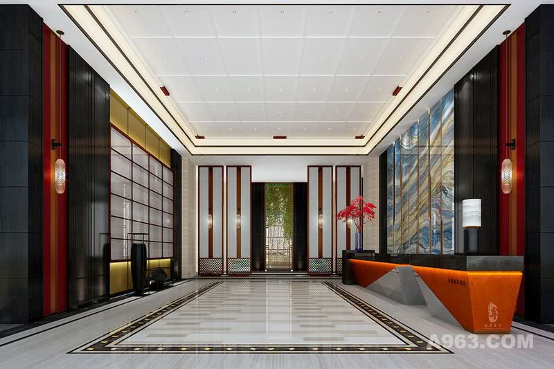 荆门专业酒店设计公司|君子兰国际大酒店---成都红专酒店设计