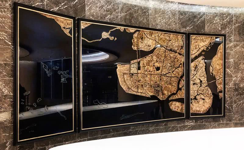 中远海运艺术品项目之《纽带》（琉璃珐琅材质）全景图