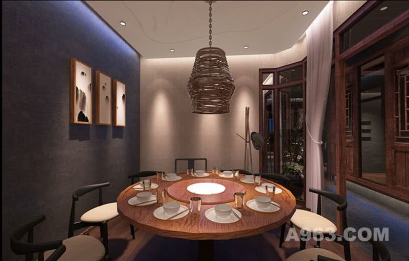 西宁紫荷花主题餐厅设计12