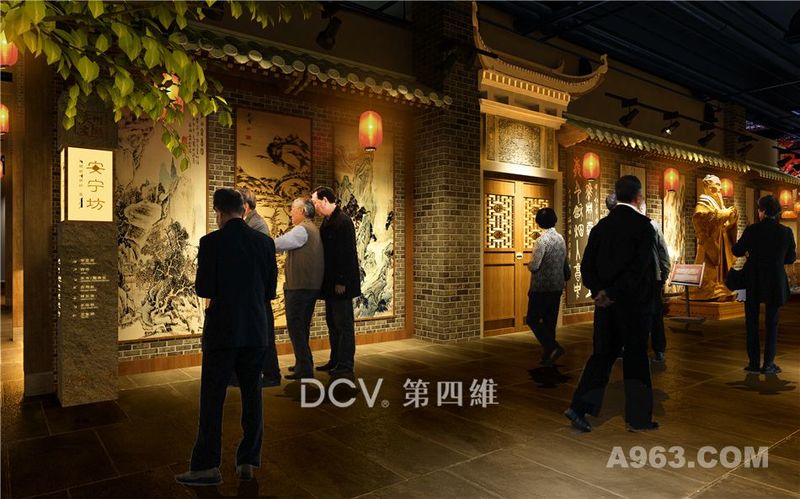 西安周边文化主题商业综合体室内设计-甘肃·庆州老街