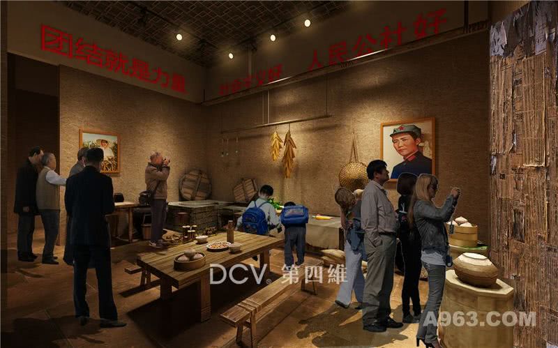 西安周边文化主题商业综合体室内设计-甘肃·庆州老街