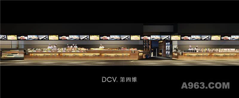 西安DCV第四维设计团队打造-安康味自在复合自助餐厅