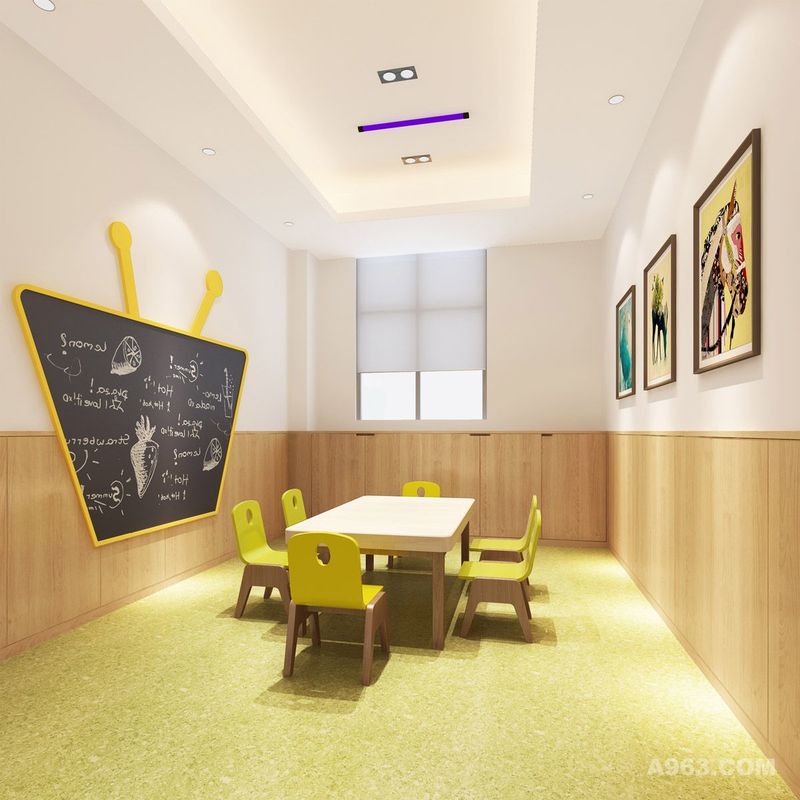 杭州创意宝贝（千岛湖店）早教中心设计装修图
儿童教室设计装修图
