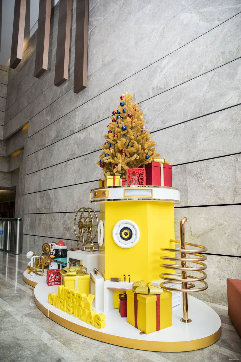 腾讯大厦大厅圣诞陈设 (2)
