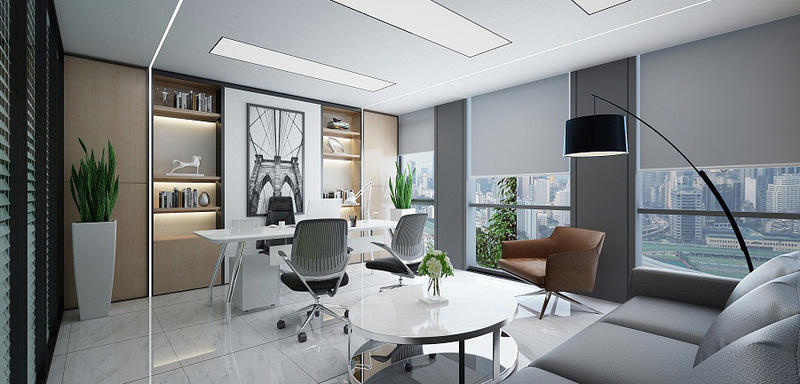 联合办公空间设计风格——独立办公室装修效果图