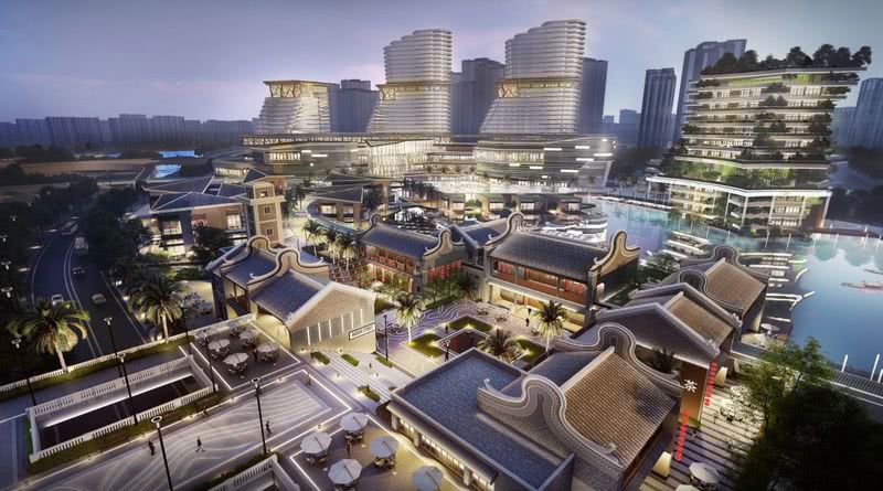 2023年前后开放，中山欢乐海岸超震撼商业综合体设计效果图曝光