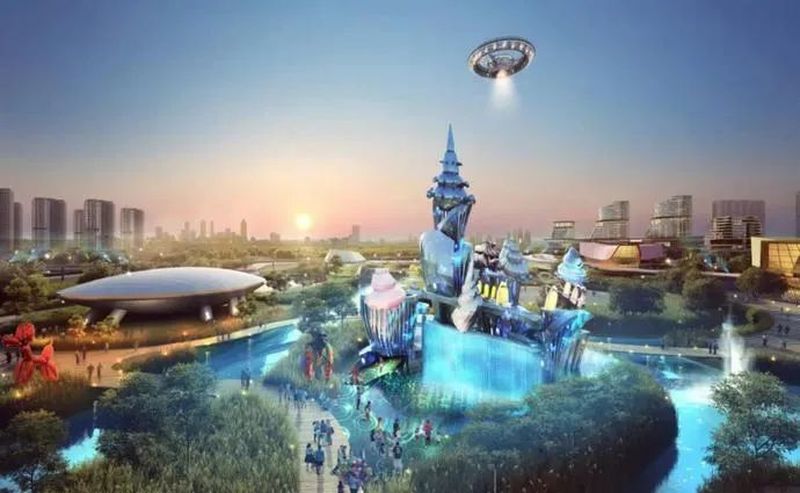 2023年前后开放，中山欢乐海岸超震撼商业综合体设计效果图曝光