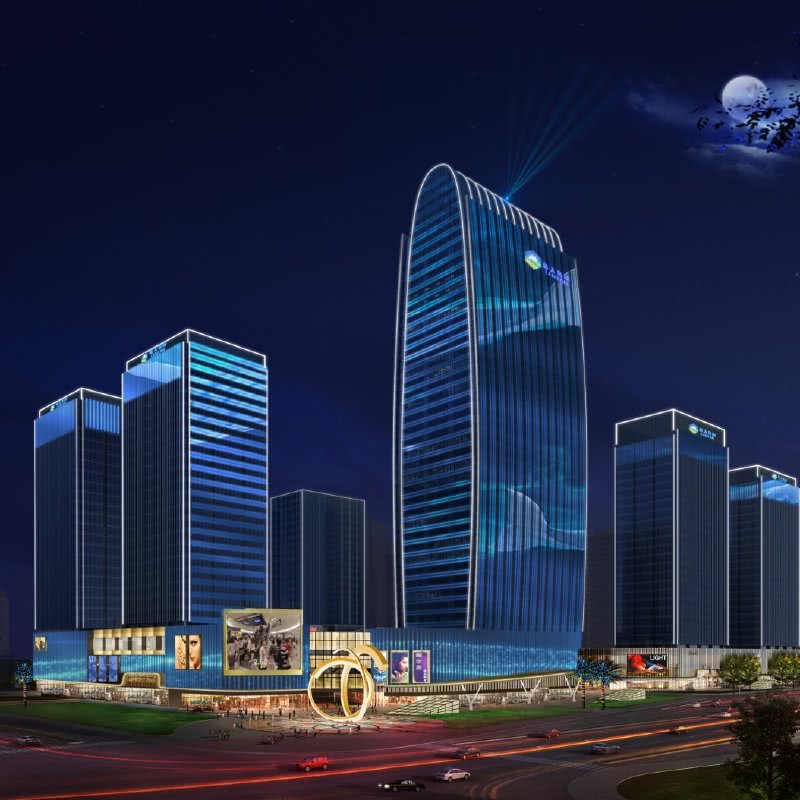 河南蓝天集团世贸中心照明设计