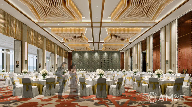 雷雨明|汉中南湖度假酒店宴会厅设计