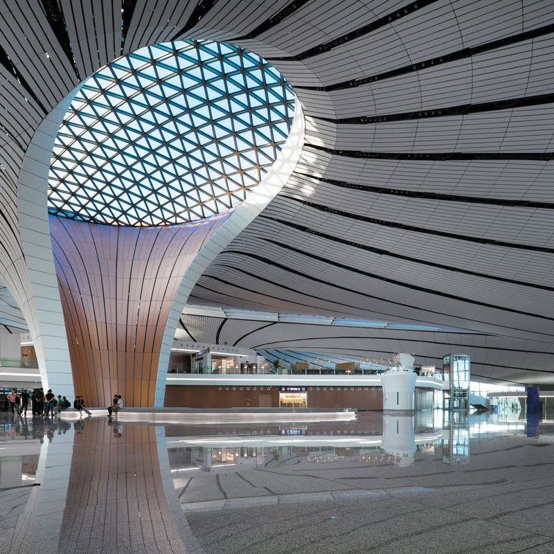 雷士照明北京大兴机场亮化项目