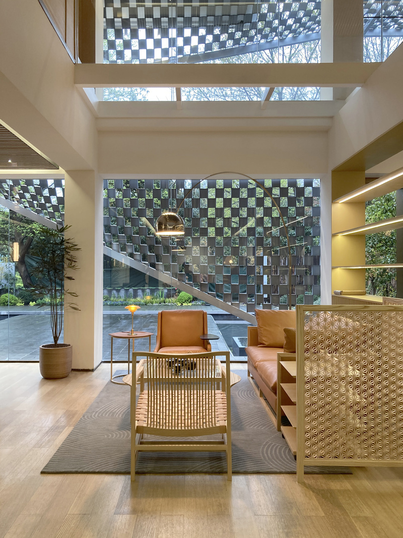 室内外空间的景观渗透 Landscape Penetration of Indoor and Outdoor Spaces ©USUAL Studio