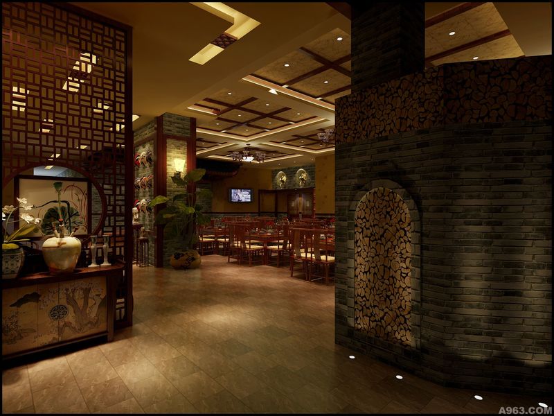 中国瓷都景德镇特色餐厅设计--御昌南窑火菜