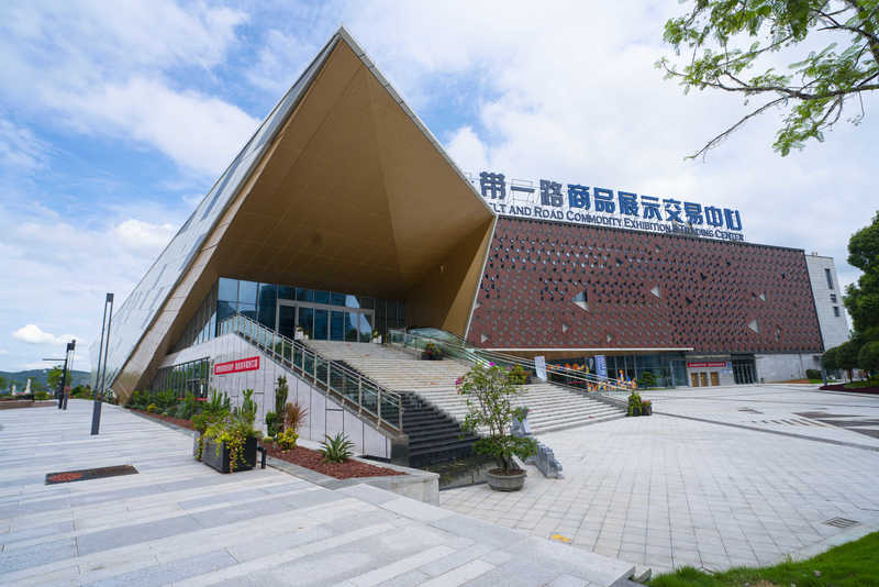 重庆自贸区规划展示馆建筑外景