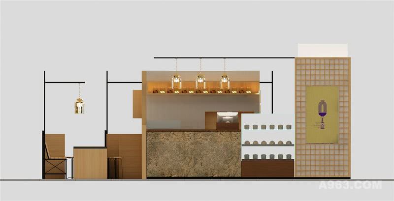 郑州专业餐厅设计公司-郑州丹尼斯玉面商场店中店餐厅设计