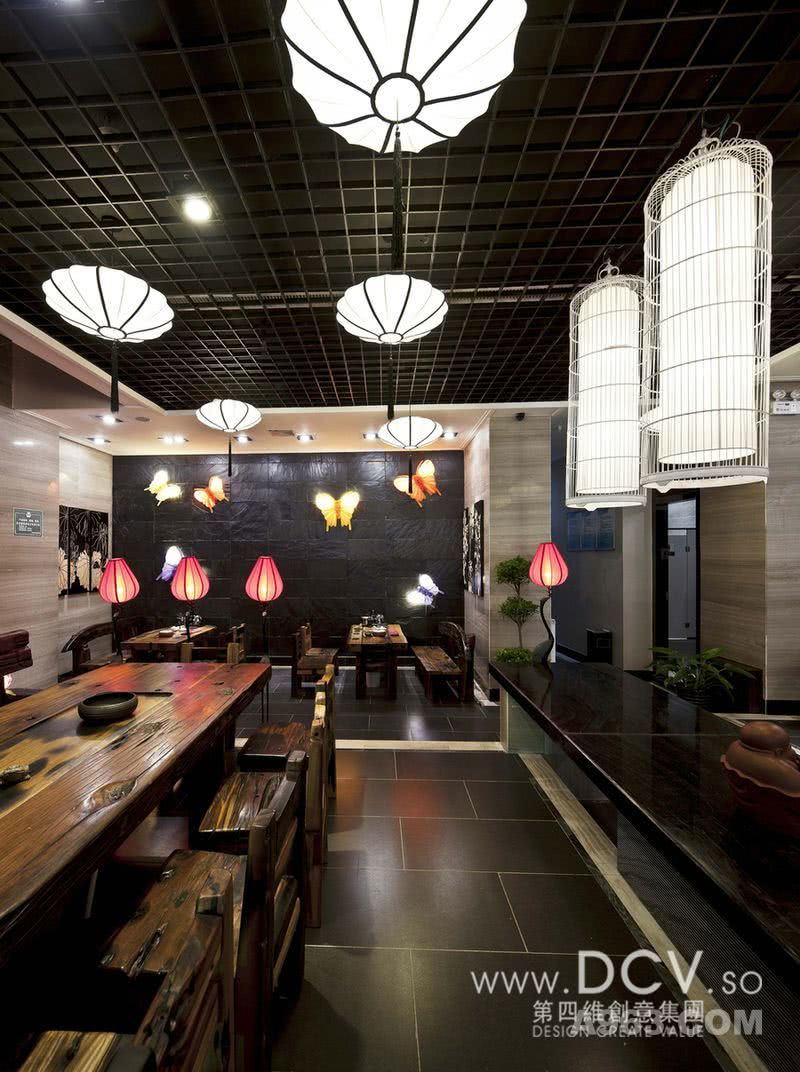 第四维公司 陕西渭南周和茗茶中式茶秀主题情景餐厅设计赏析