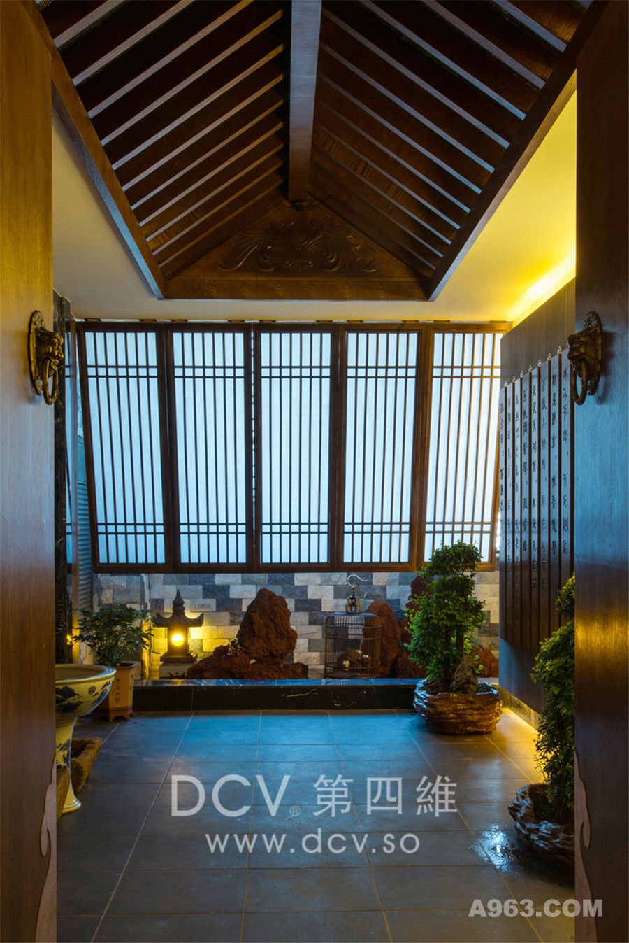 西安口碑最好的中式禅意餐厅设计-宝鸡青阶茶室会所