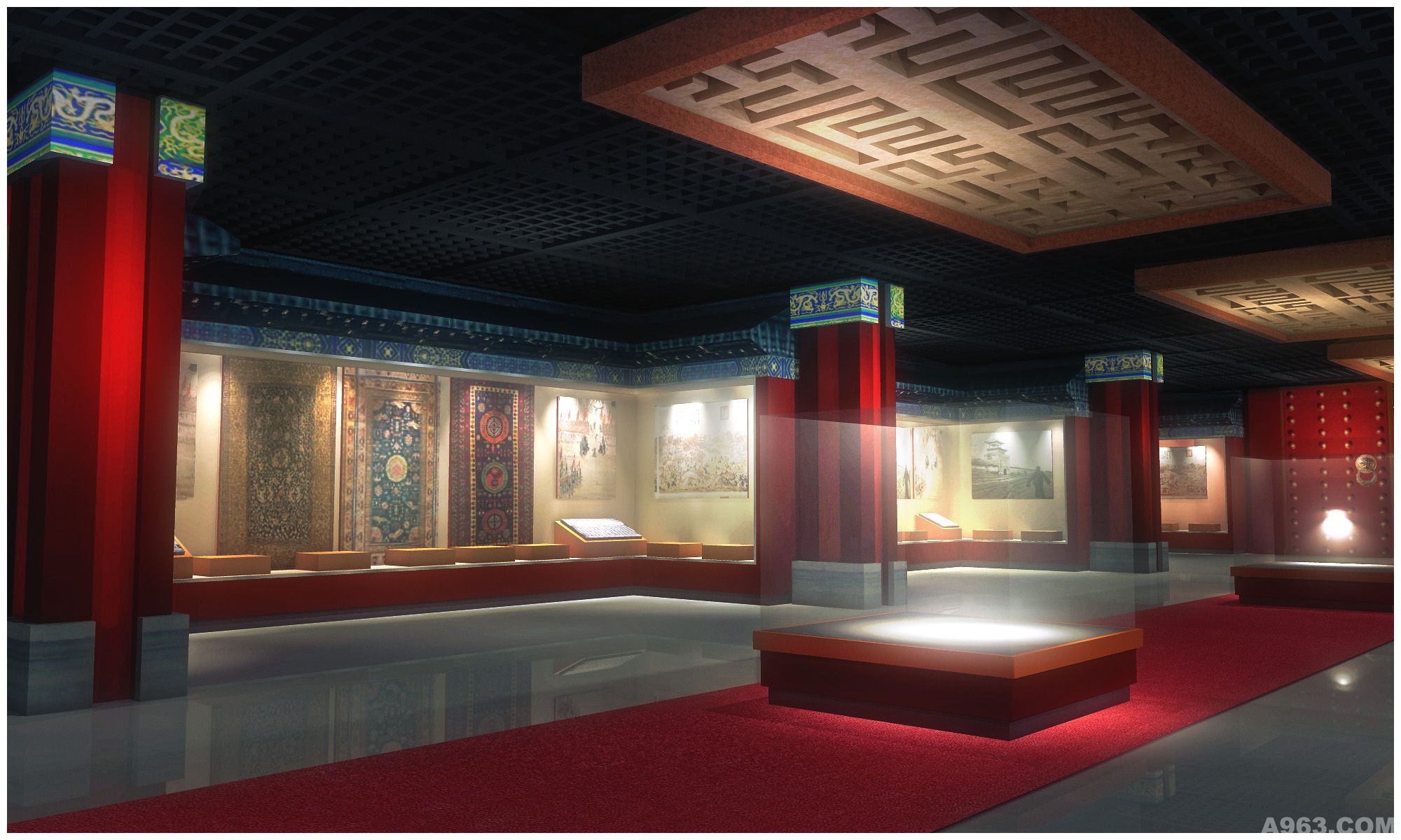 故宫博物院清代新疆文物珍藏设计效果