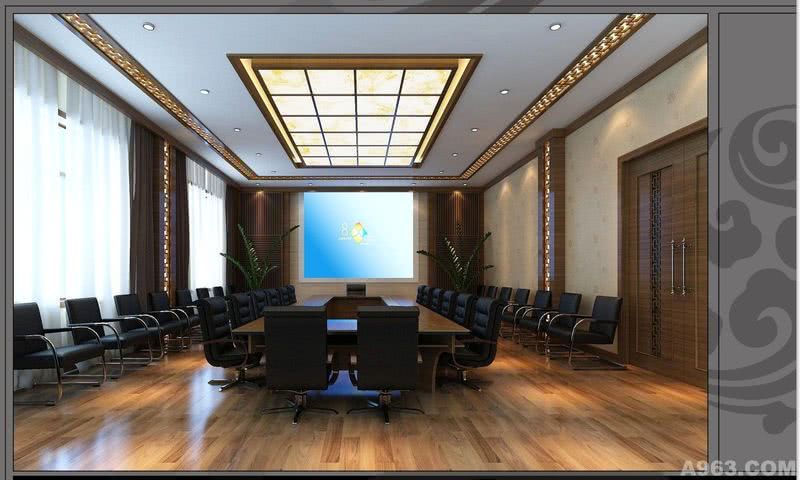 会议室：中式办公空间