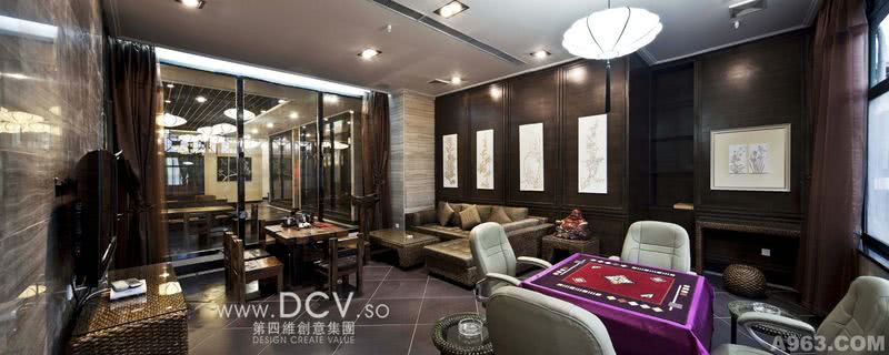 西安茶秀会所室内设计—渭南周和茗茶 新中式餐厅