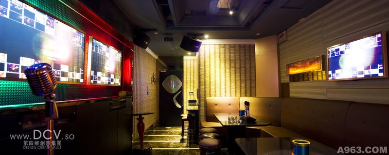 西安休闲娱乐室内设计－音范纯K量贩KTV 酒吧主题式