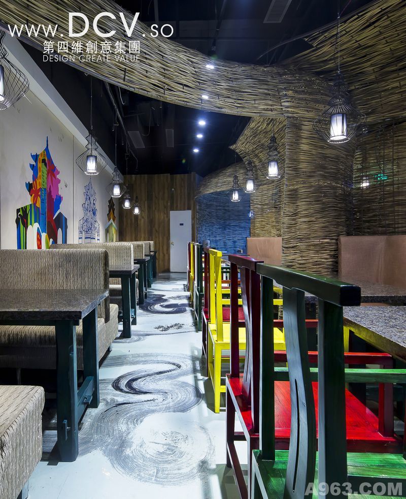 西安最有创意特色主题餐厅设计-大厨小馆（万达店）