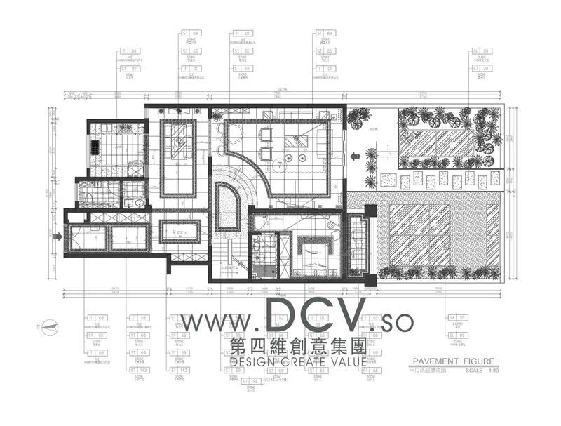 第四维公司-西安豪华紫汀苑别墅样板间空间设计