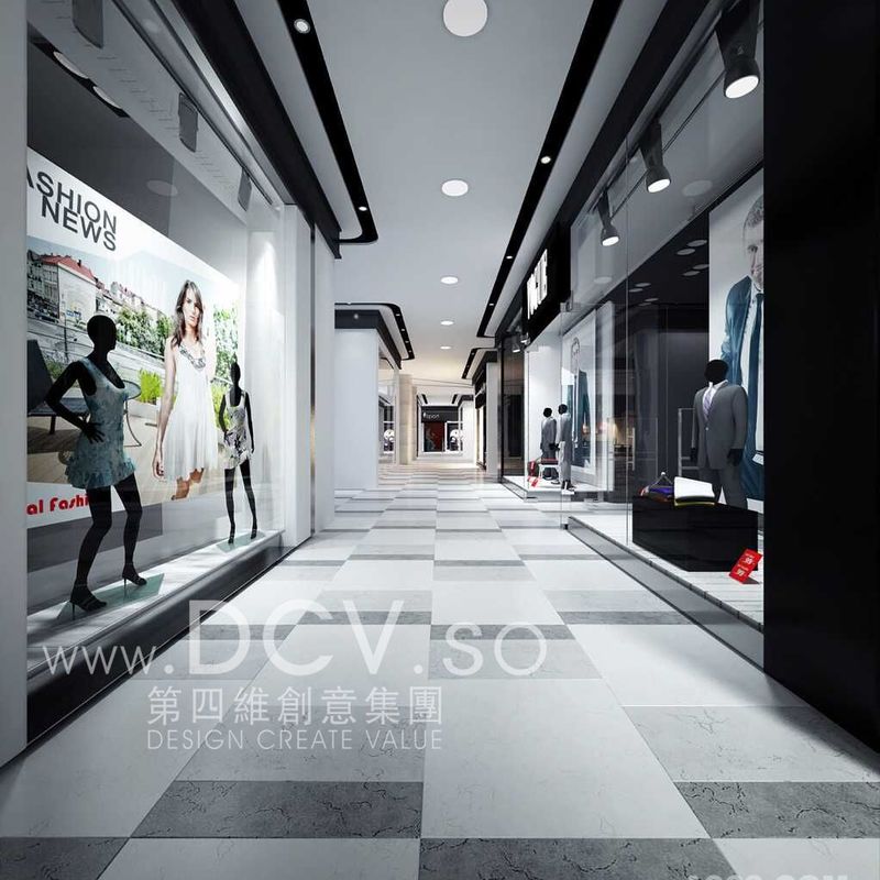 西安第四维公司-泾阳福汇德林现代时尚简约购物中心及商场超市最佳设计