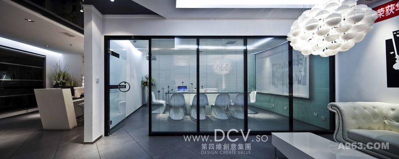 第四维公司 西安峰上大宅峰创国际最高端时尚大气的办公室创意设计