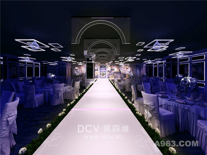 西安私人订制婚宴主题餐厅设计-乐婚喜宴艺术中心（长乐门）