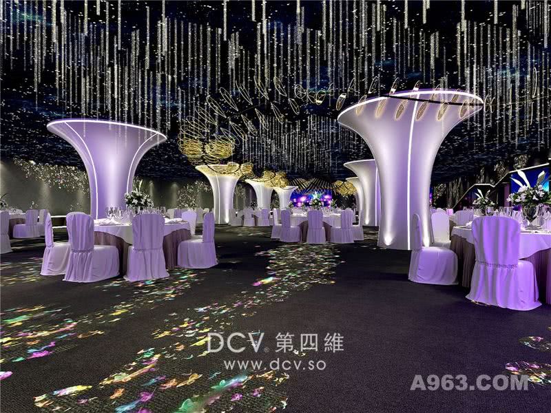 西安高大上私人订制主题婚宴餐厅设计-乐婚喜宴艺术中心（长乐门）