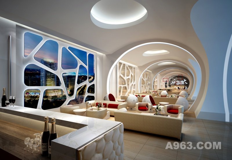 深圳原筑室内设计商业空间作品欣赏-珠海时代广场售楼处