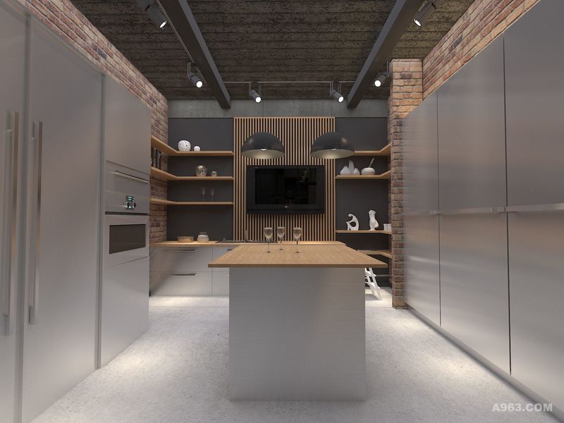 DIY室按一般厨房标准设计，做到防火防腐，卫生达标。